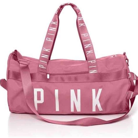 pink duffle bags victoria secret